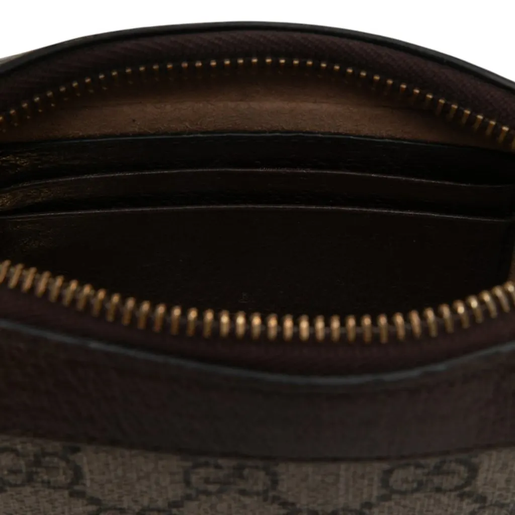 Gucci Mini GG Supreme Web Ophidia Shoulder Bag Beige Canvas Good - Box View