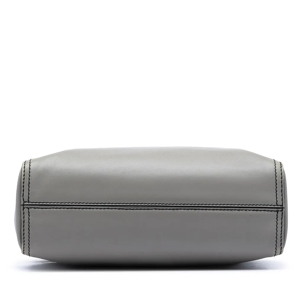 Bottega Veneta Intrecciato Trimmed Nappa Crossbody Grey Leather Very good - Inside View