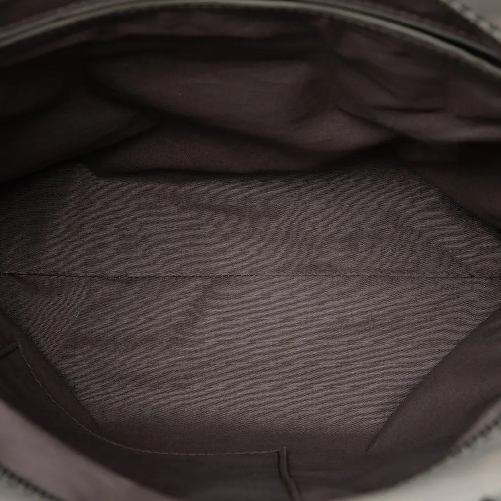 Bottega Veneta Intrecciato Trimmed Nappa Crossbody Grey Leather Very good - Model View