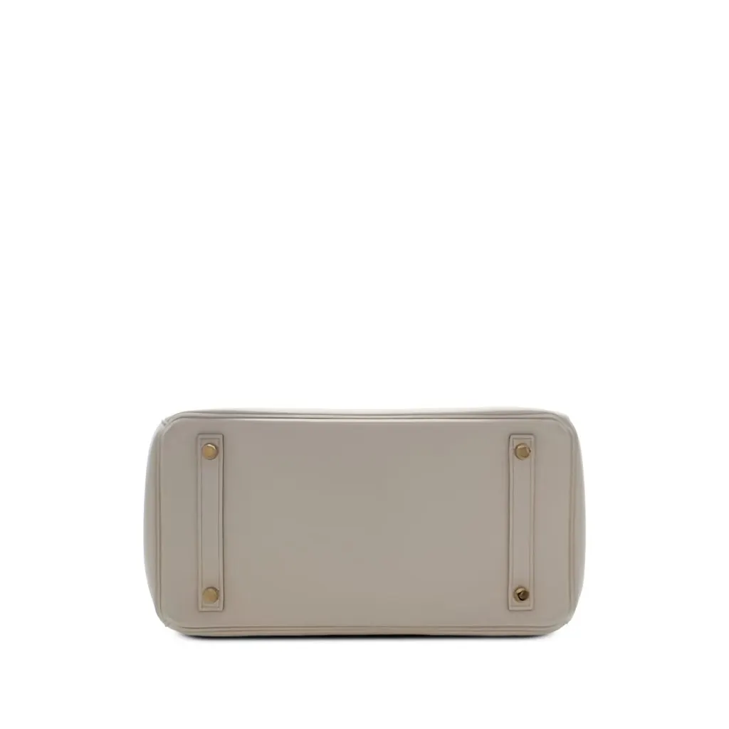 Hermès Epsom Birkin Retourne 30 White Leather Good - Inside View