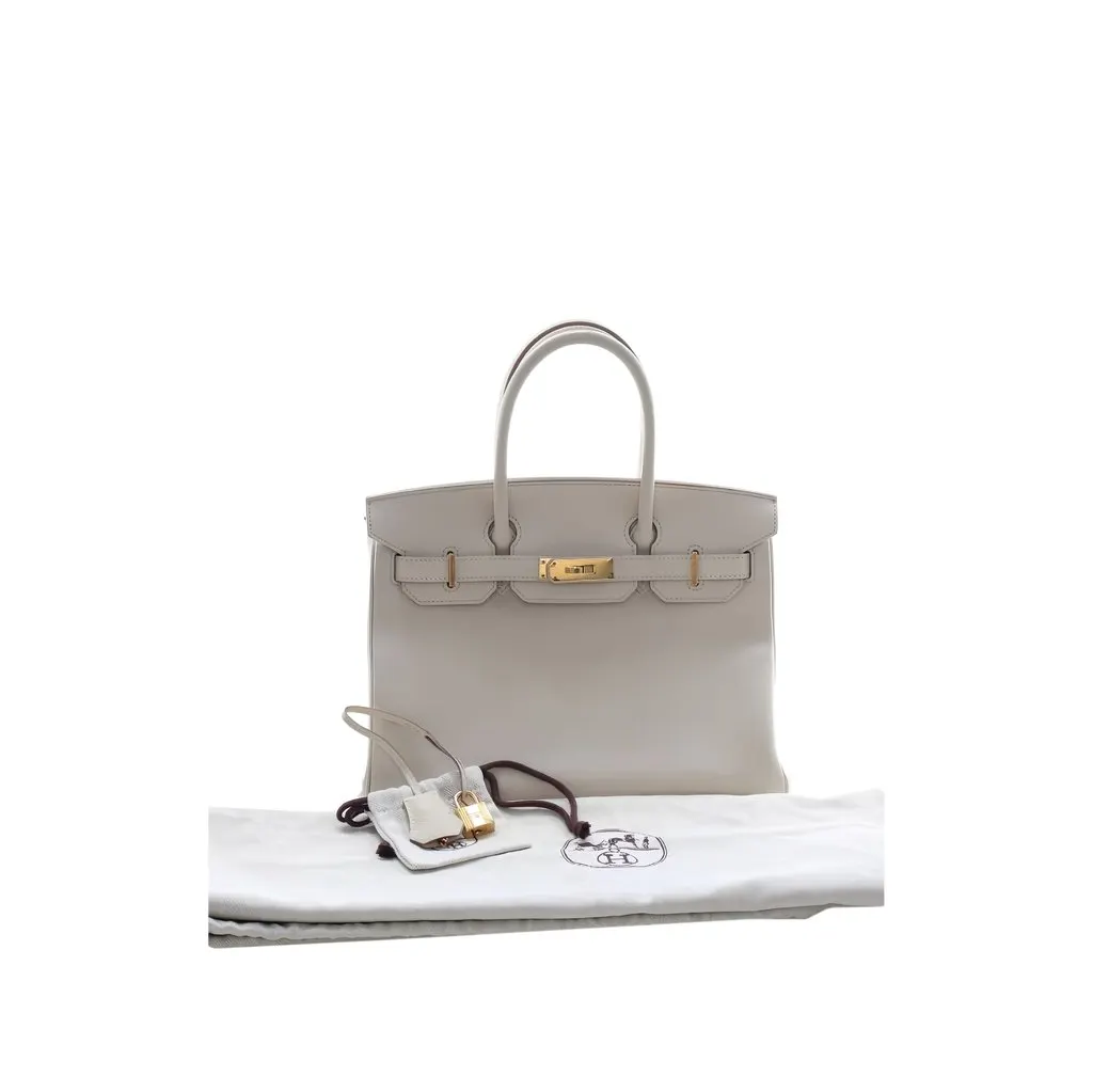 Hermès Epsom Birkin Retourne 30 White Leather Good - Box View