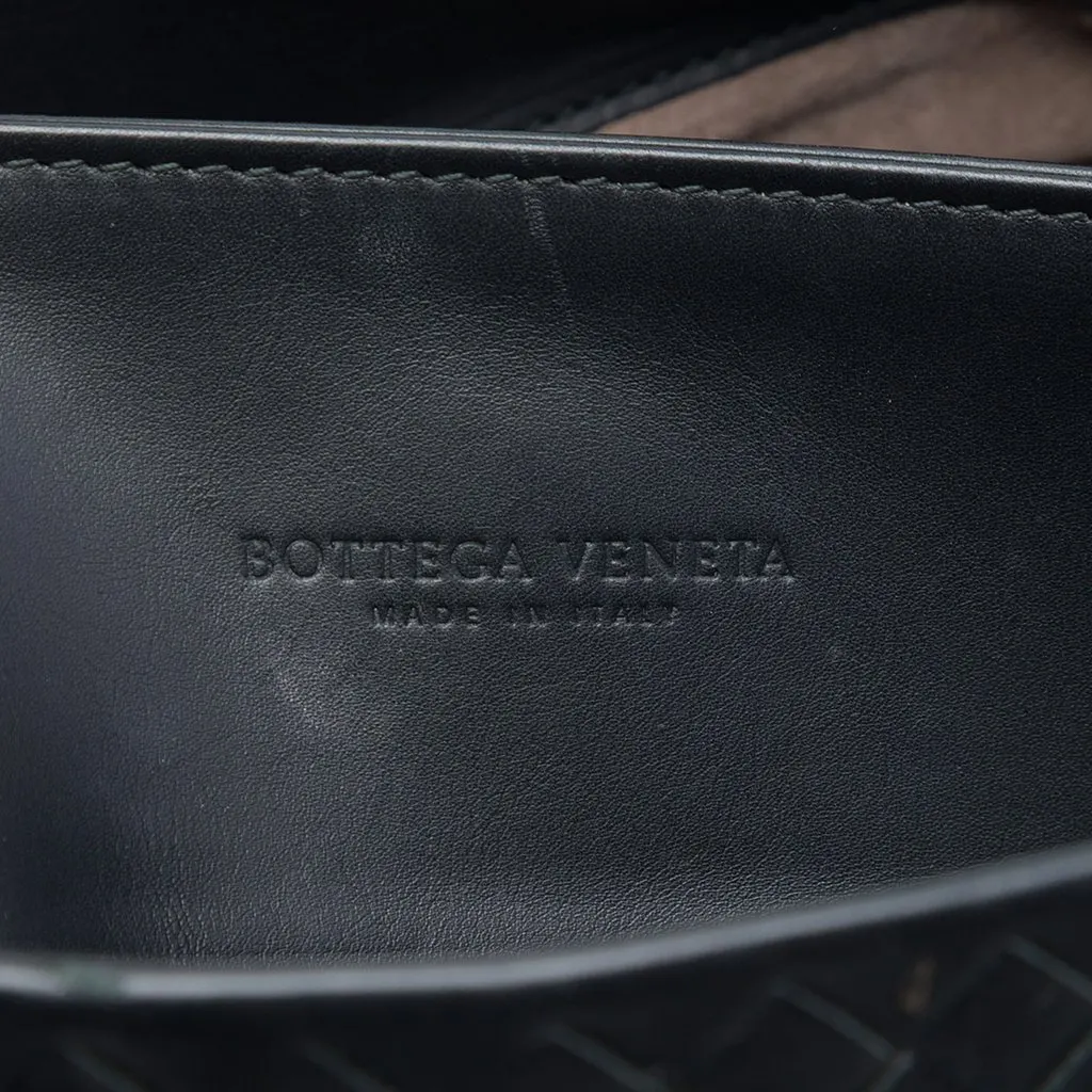 Bottega Veneta Medium Nappa Intrecciato Roma Tote Black Leather Very good - Box View