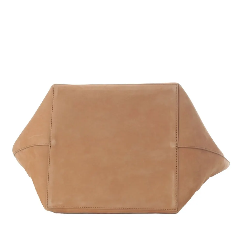 The Row Nubuck Park Tote Three Beige Leather Very good - Box View
