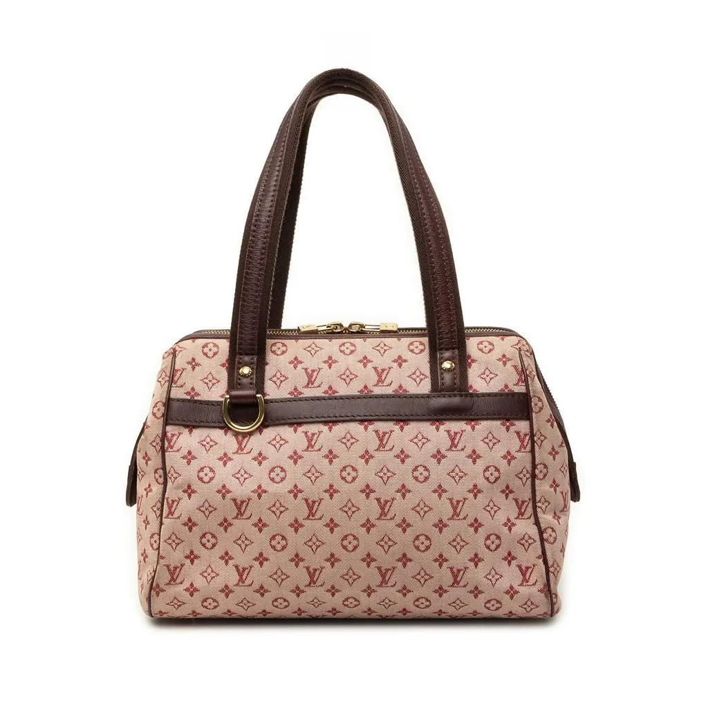 Louis Vuitton Monogram Mini Lin Josephine PM Red Canvas Good - Front View