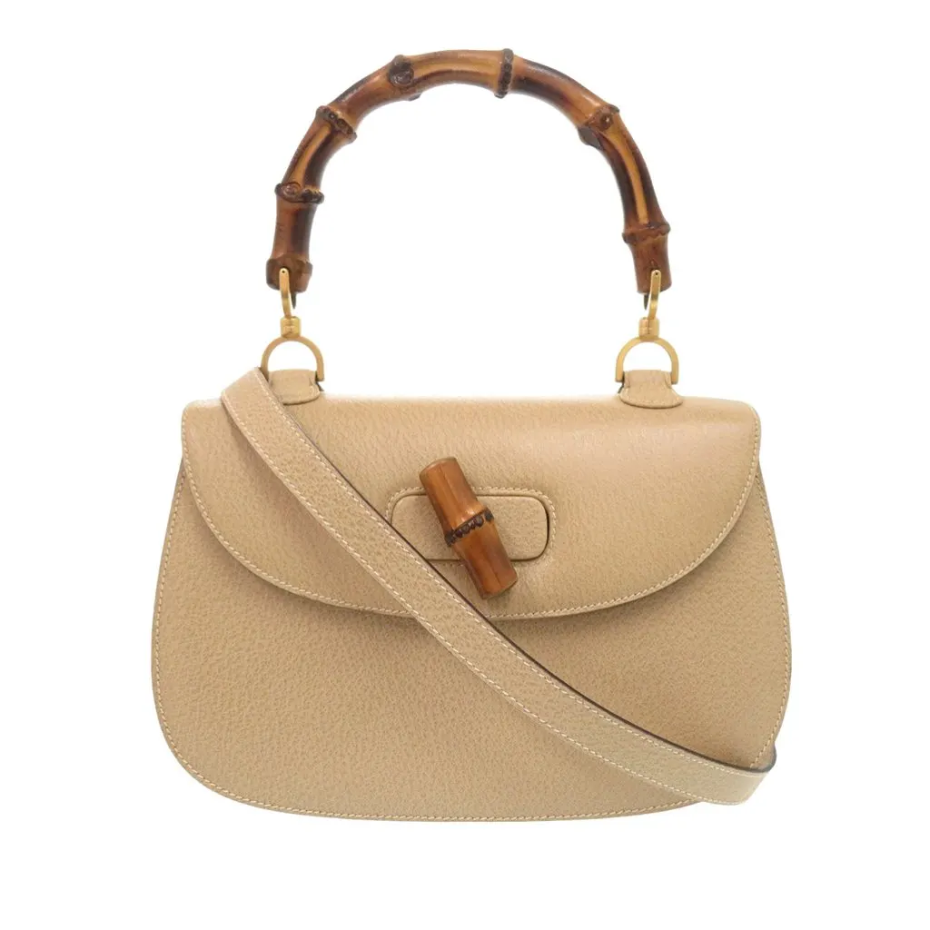Gucci Grained Calfskin Bamboo Night