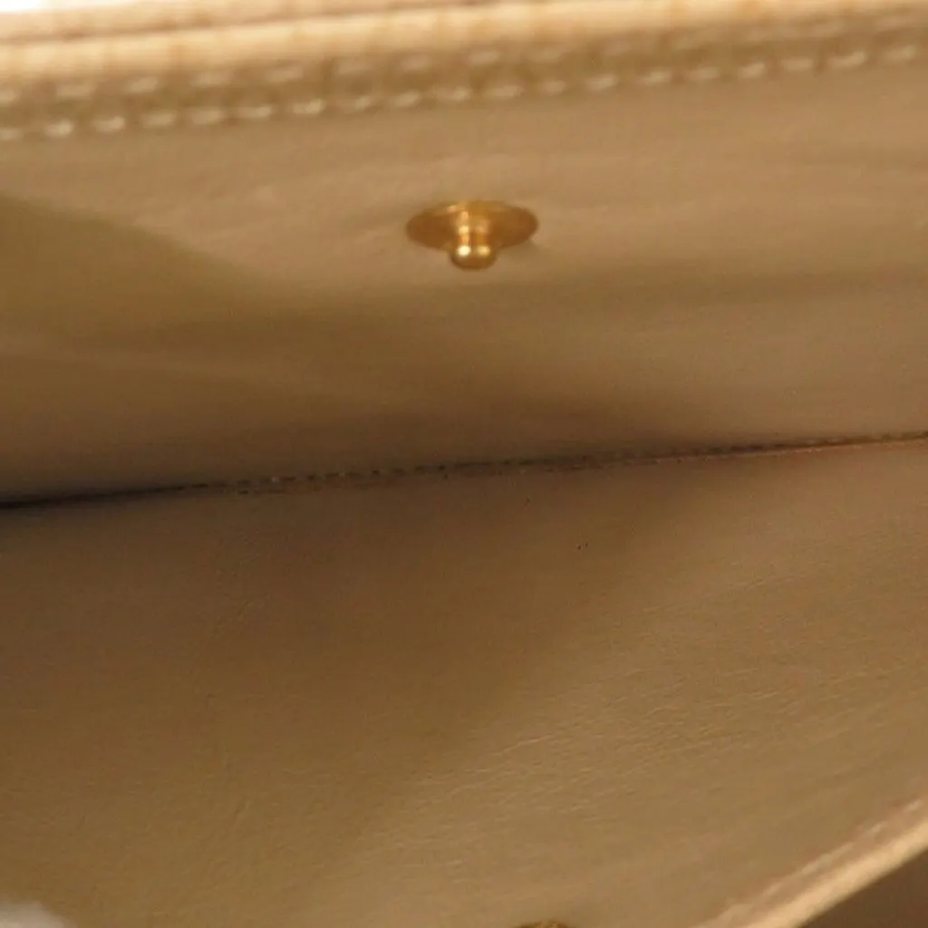 Gucci Grained Calfskin Bamboo Night Beige Leather Very good - Box View