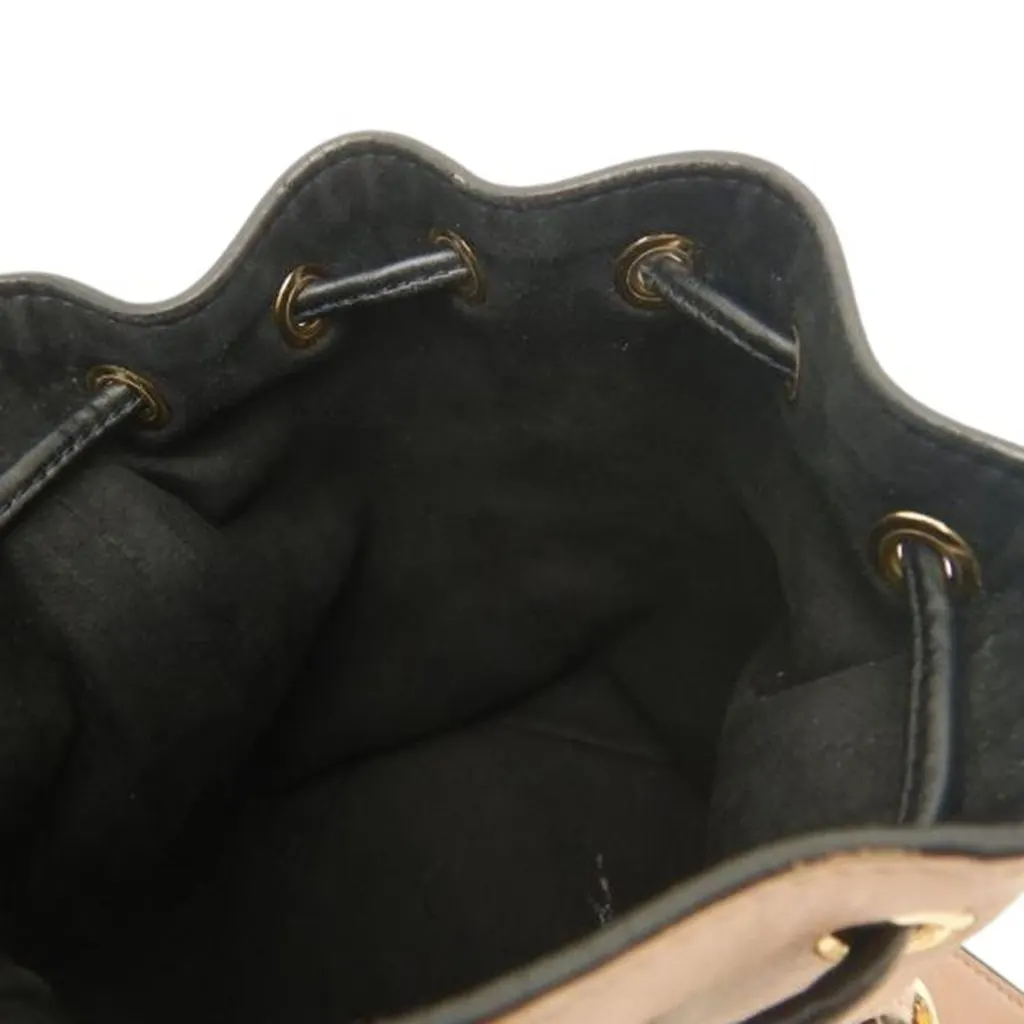 Fendi Mini Calfskin Mon Tresor Bucket Bag Brown Leather Very good - Box View