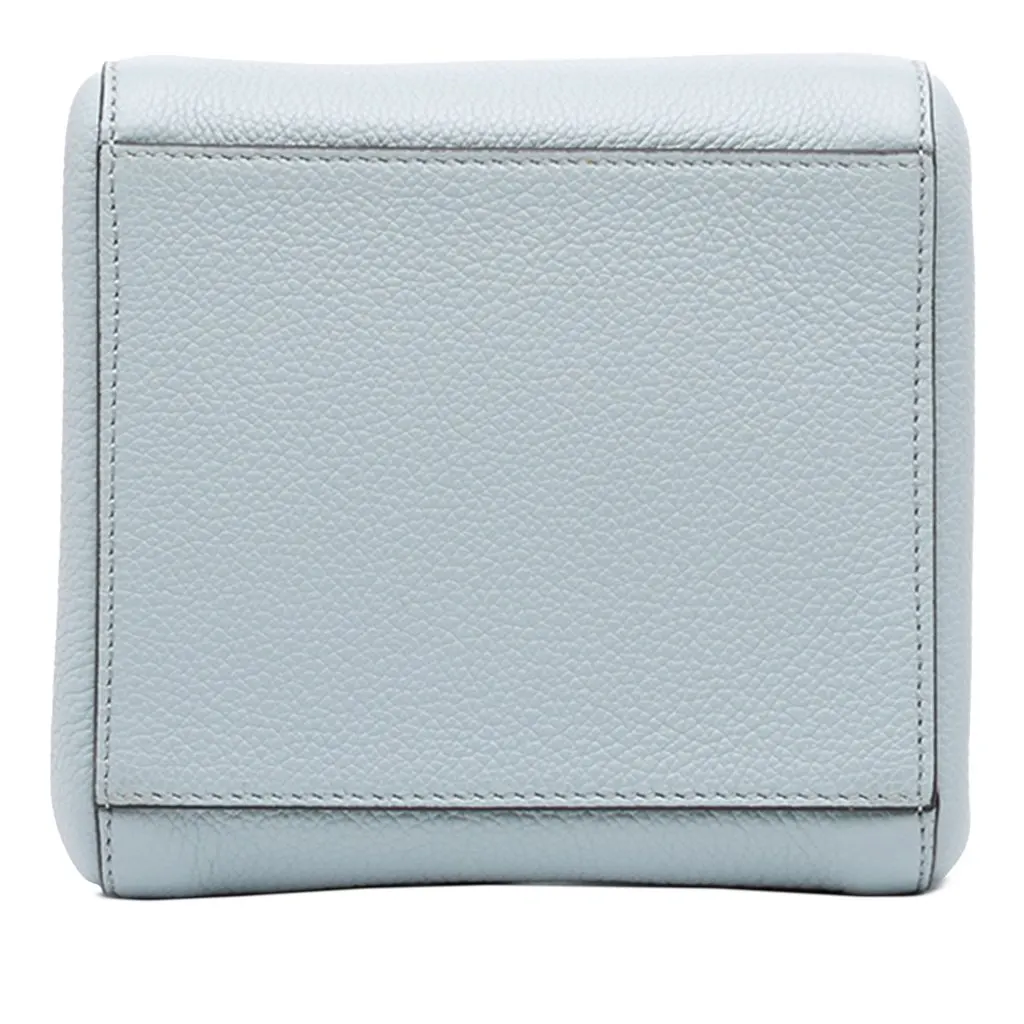 Fendi Mini Leather Origami Shoulder Bag Blue Leather Good - Inside View