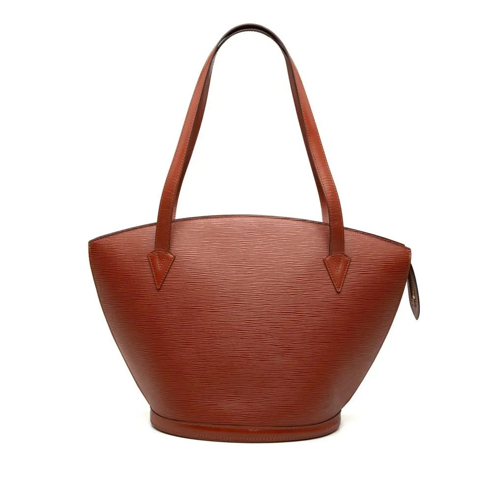 Louis Vuitton Epi Saint Jacques GM Long Strap Brown Leather Very good - Front View