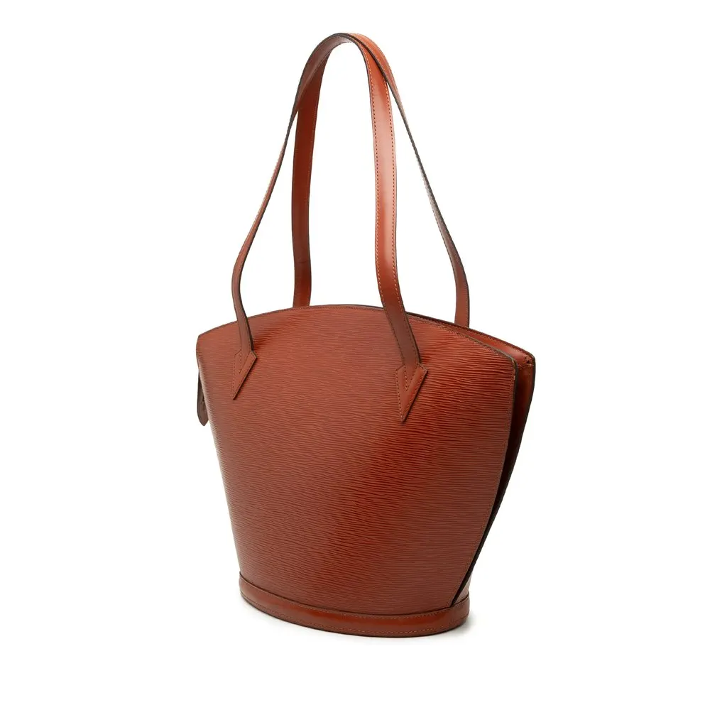 Louis Vuitton Epi Saint Jacques GM Long Strap Brown Leather Very good - Back View
