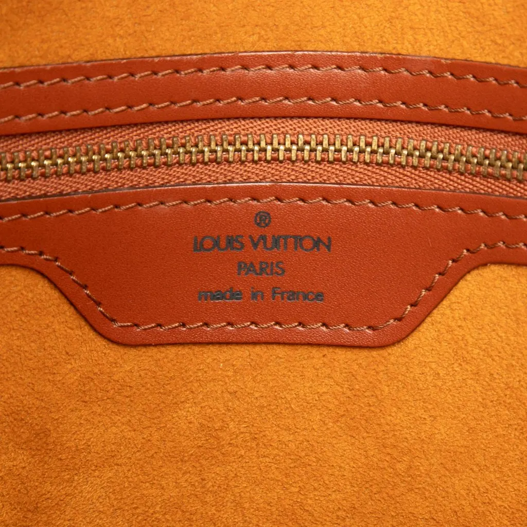 Louis Vuitton Epi Saint Jacques GM Long Strap Brown Leather Very good - Box View