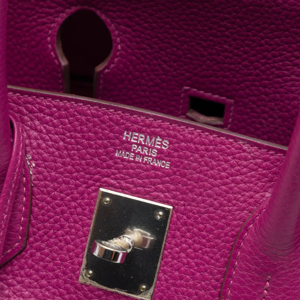 Hermès Togo Birkin Retourne 35 Purple Leather Very good - Box View