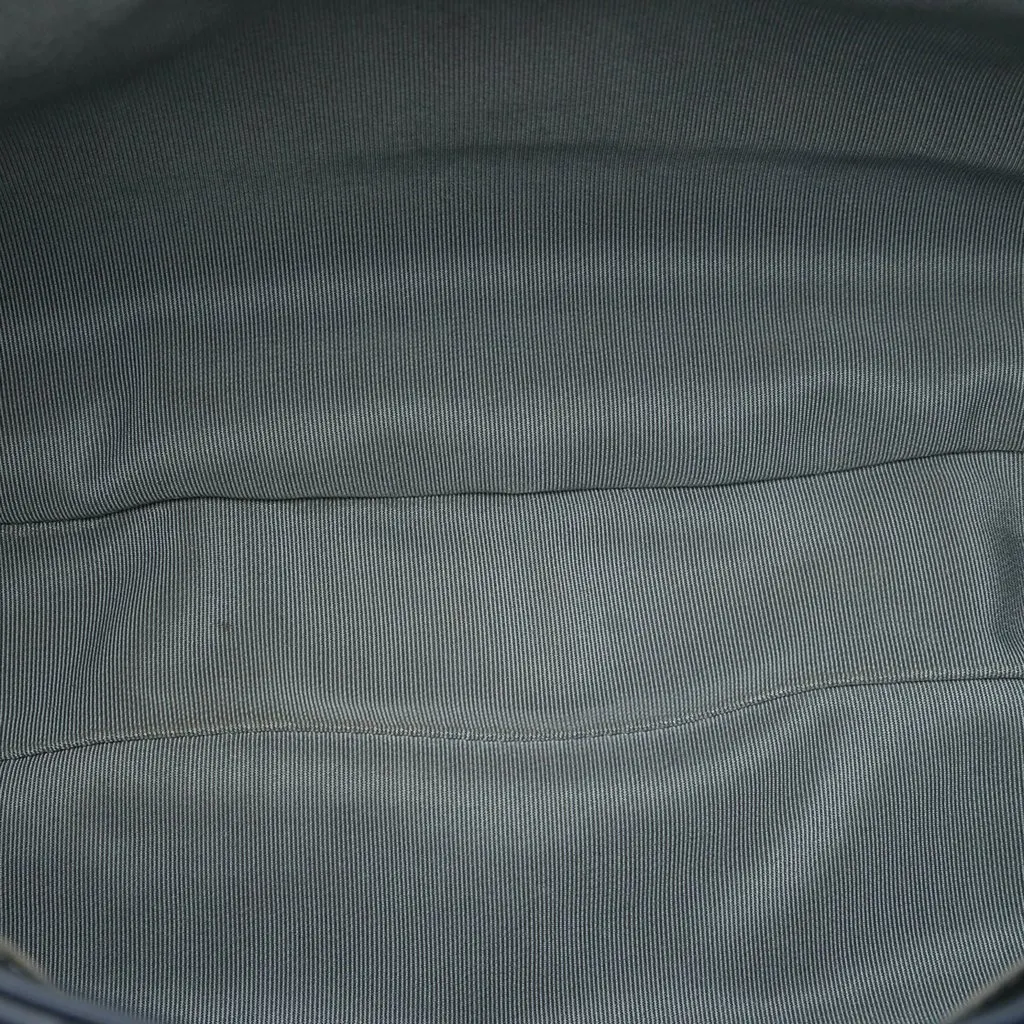 Chanel Quilted Calfskin Coco Pleats Flap Blue Leather Very good - Model View