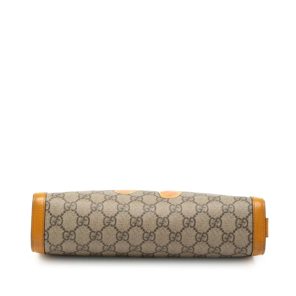 Gucci Kai GG Supreme Teddy Bear Clutch Beige Very good - Inside View
