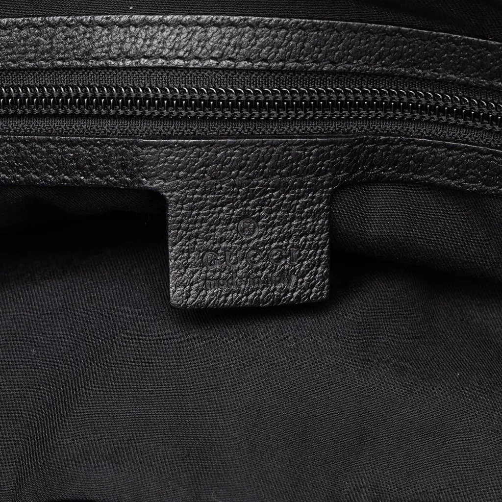 Gucci GG Canvas Web Shopper Tote Black Canvas Very good - Box View
