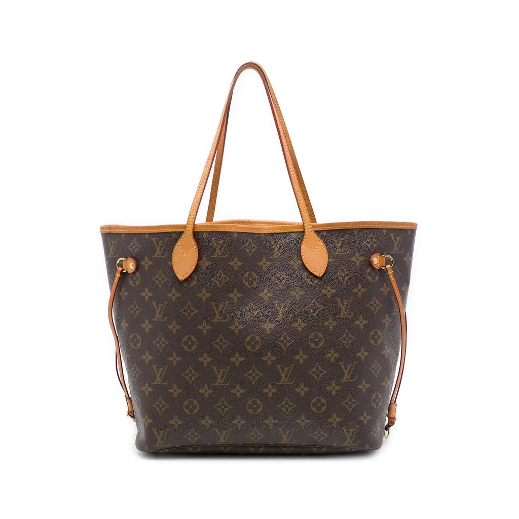 Louis Vuitton Monogram Neverfull MM Brown Canvas Very good - Front View
