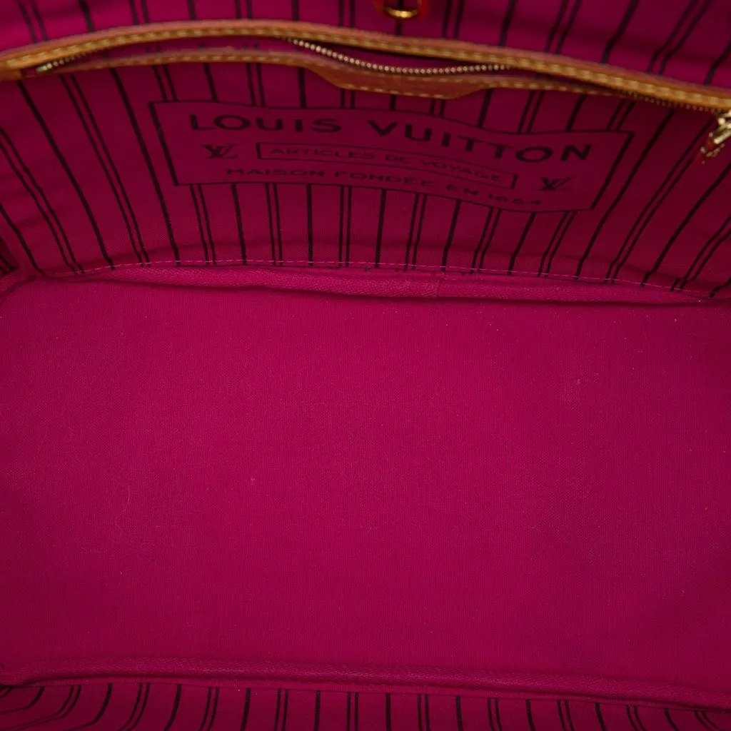 Louis Vuitton Monogram Neverfull MM Brown Canvas Very good - Model View