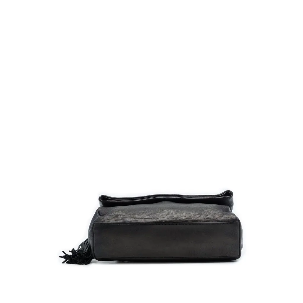 Saint Laurent Small Sheepskin West Hollywood Crossbody Black Leather Very good - Inside View
