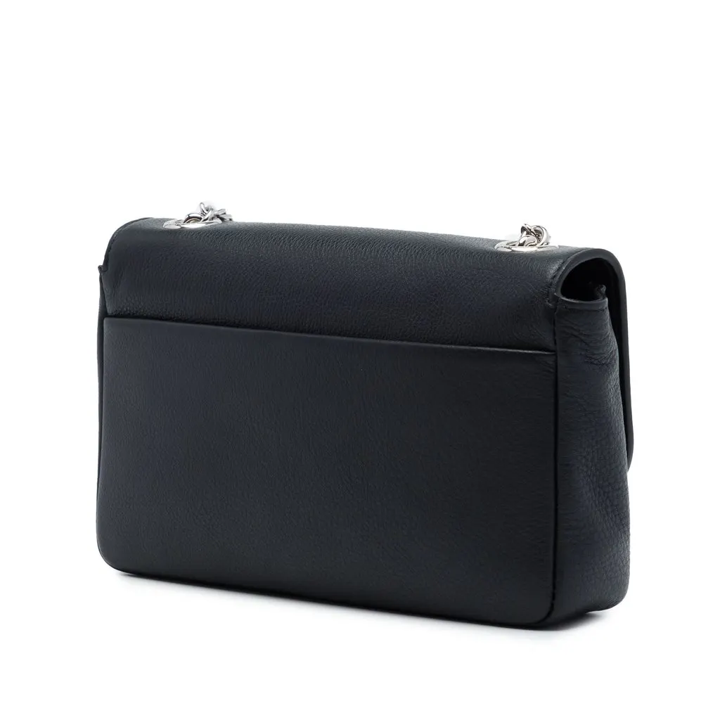 Balenciaga Leather Everyday Wallet on Chain Black Leather Very good - Back View