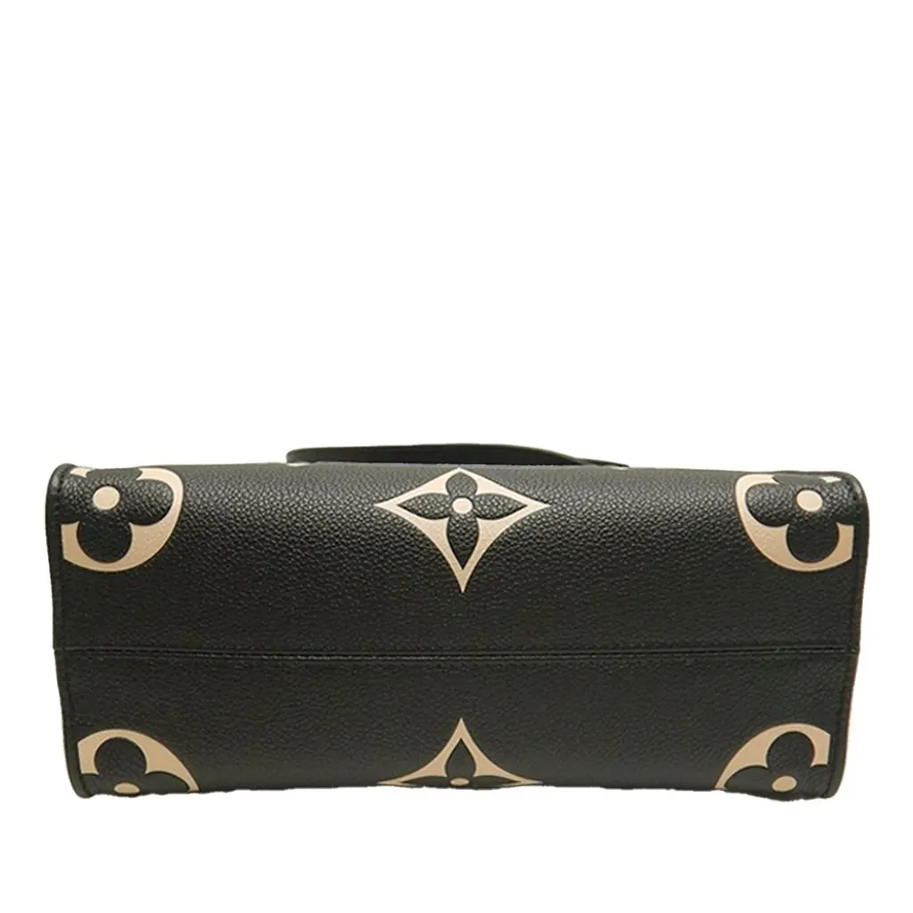 Louis Vuitton Bicolor Monogram Empreinte Giant Onthego PM Black Leather Very good - Inside View