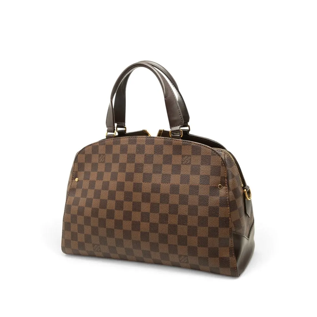 Louis Vuitton Damier Ebene Kensington Bowling Brown Canvas Very good - Back View