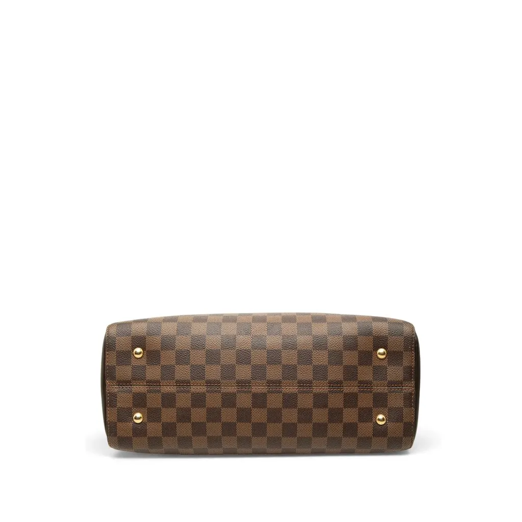 Louis Vuitton Damier Ebene Kensington Bowling Brown Canvas Very good - Inside View