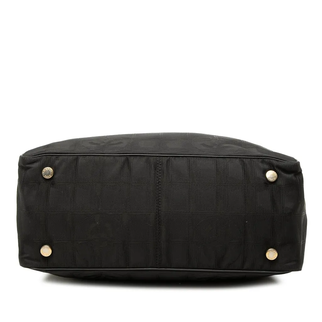 Chanel New Travel Line Nylon Tote Black Very good - Inside View