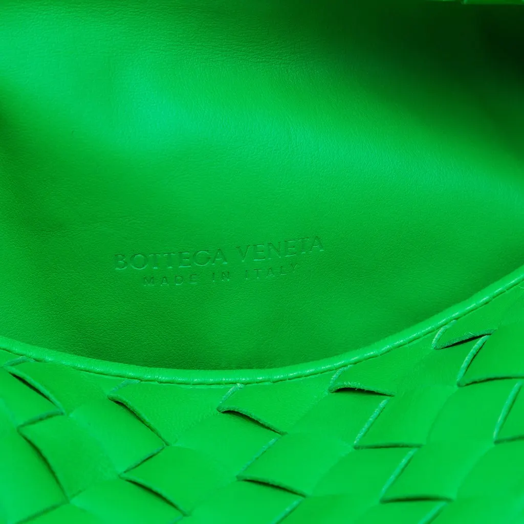 Bottega Veneta Teen Nappa Intrecciato Jodie Green Leather Very good - Box View