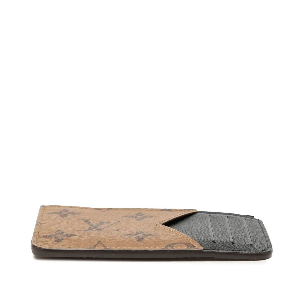 Louis Vuitton Monogram Reverse Romy Card Holder Brown Canvas Very good - Inside View