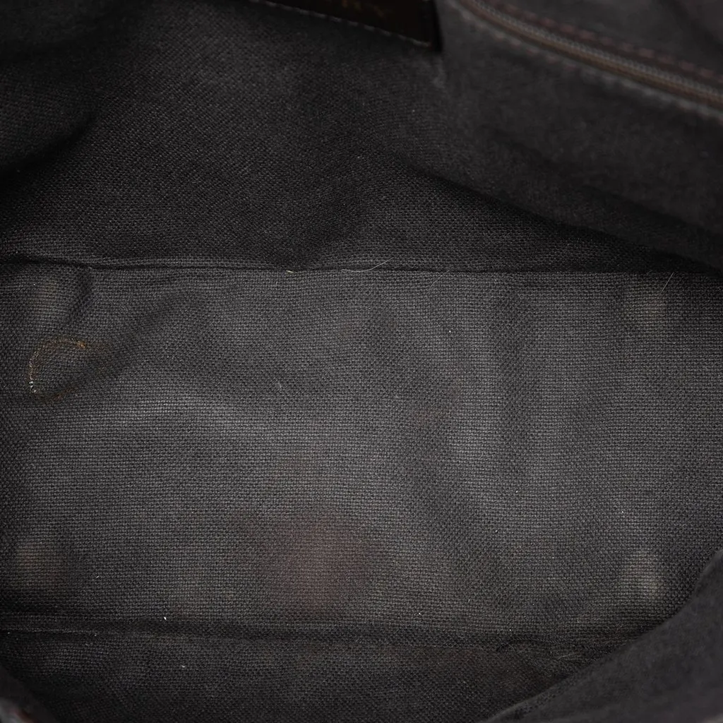Burberry Small Haymarket Check Coated Canvas Orchard Bowling Bag Beige Very good - Model View