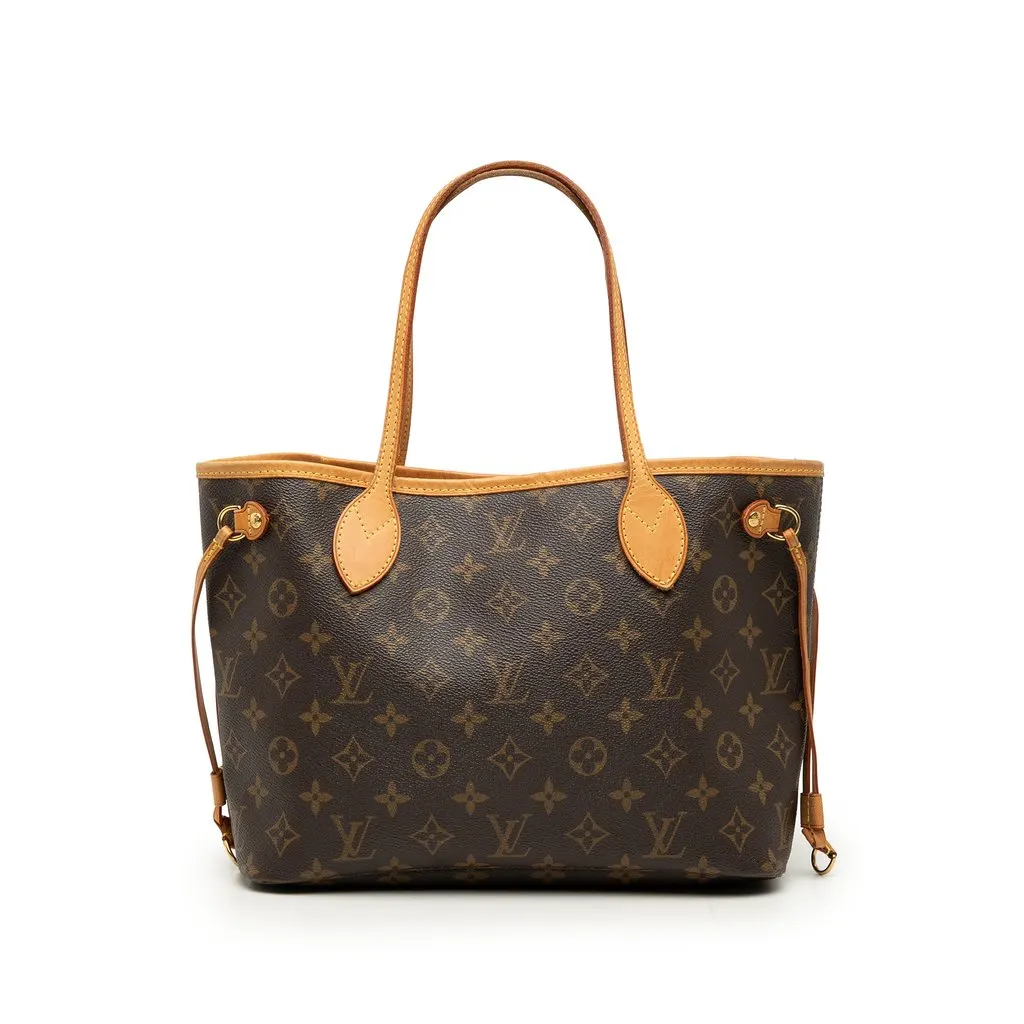 Louis Vuitton Monogram Neverfull PM Brown Very good - Front View