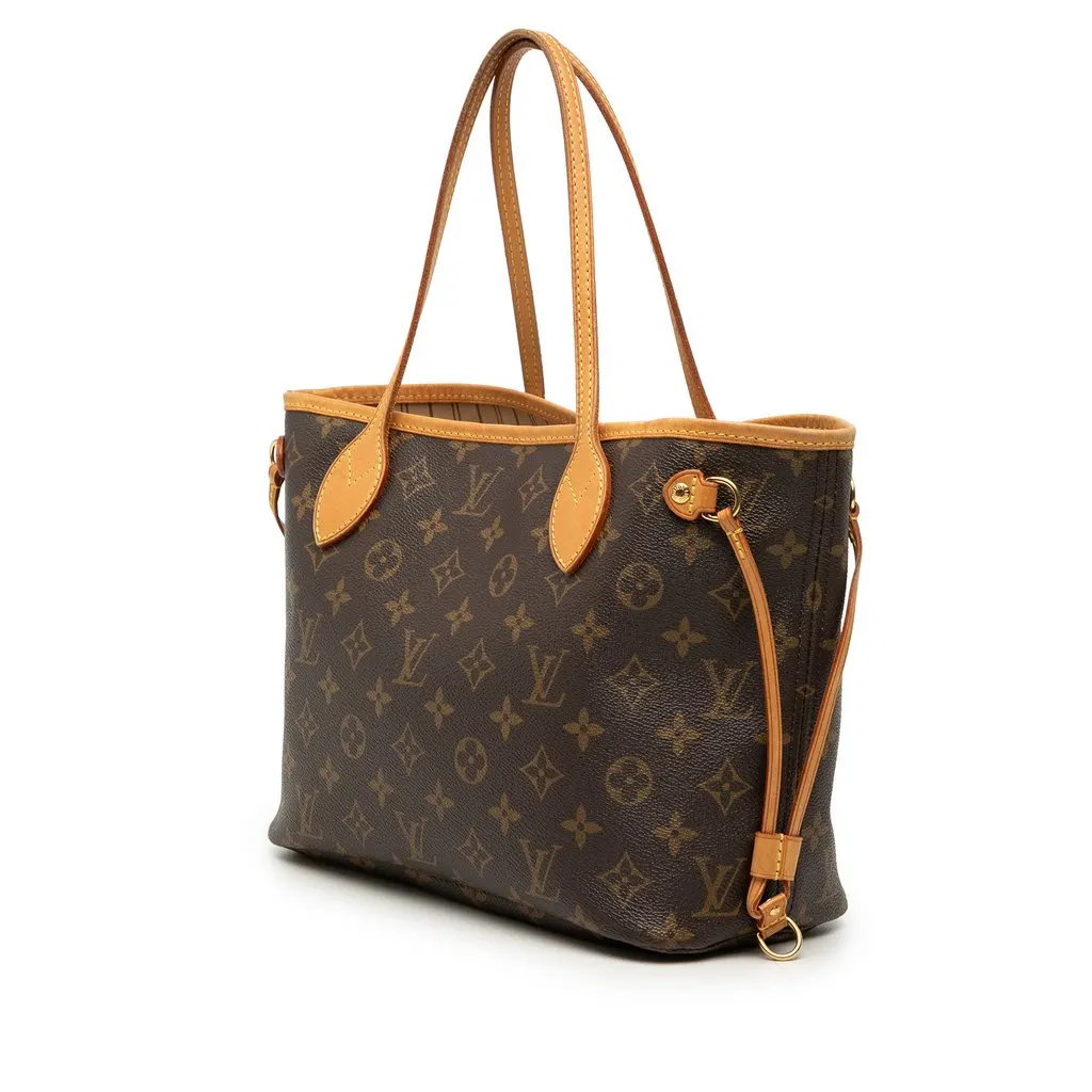 Louis Vuitton Monogram Neverfull PM Brown Very good - Back View