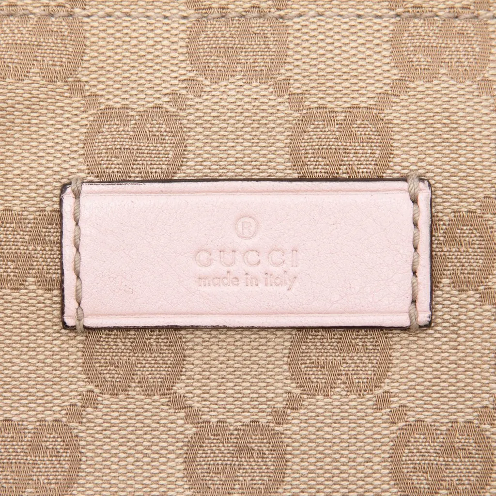 Gucci GG Canvas Web Vertical Tote Beige Canvas Very good - Box View