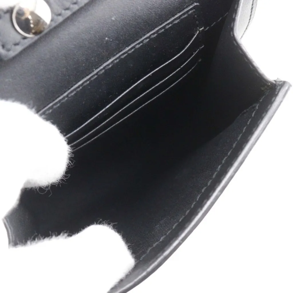 Gucci Square G Space Coated Canvas Phone Holder Black Canvas Good - Inside View