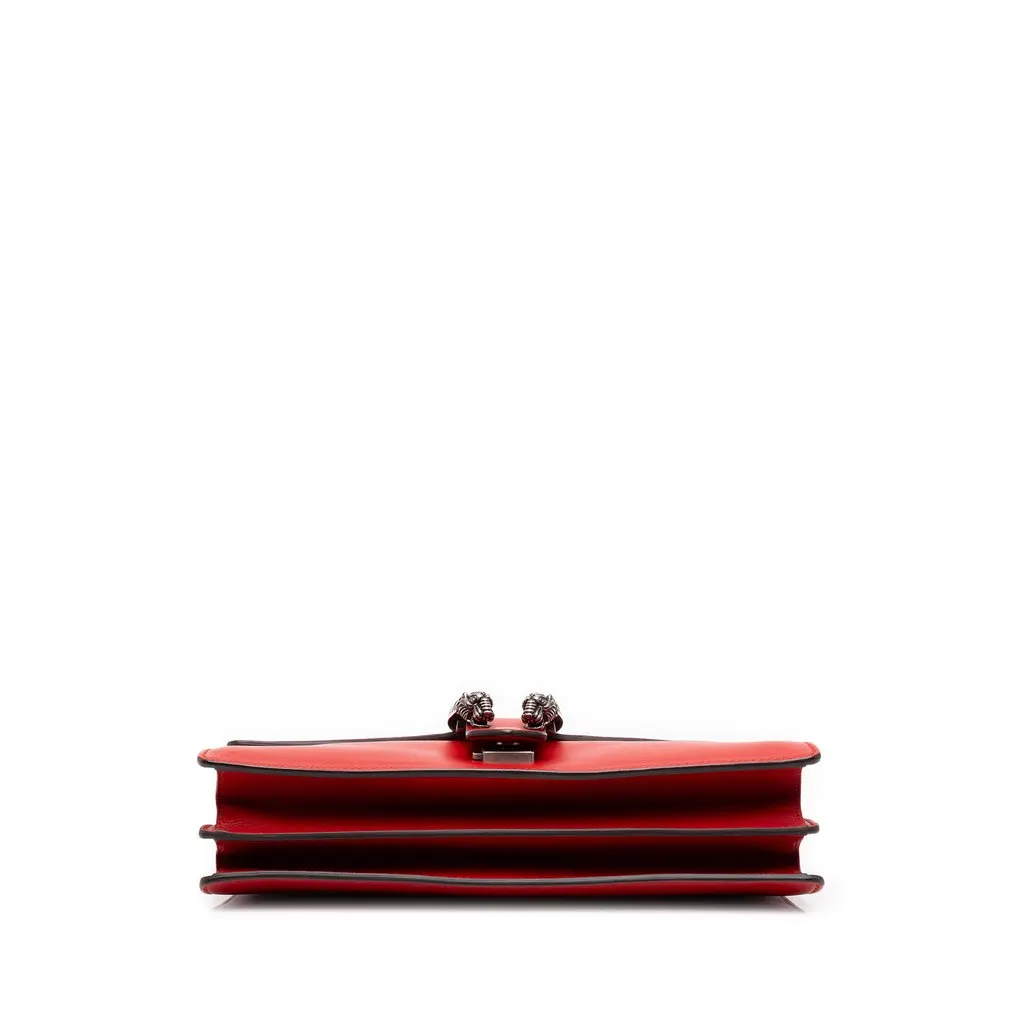 Gucci Medium Calfskin Dionysus Shoulder Bag Red Leather Very good - Inside View
