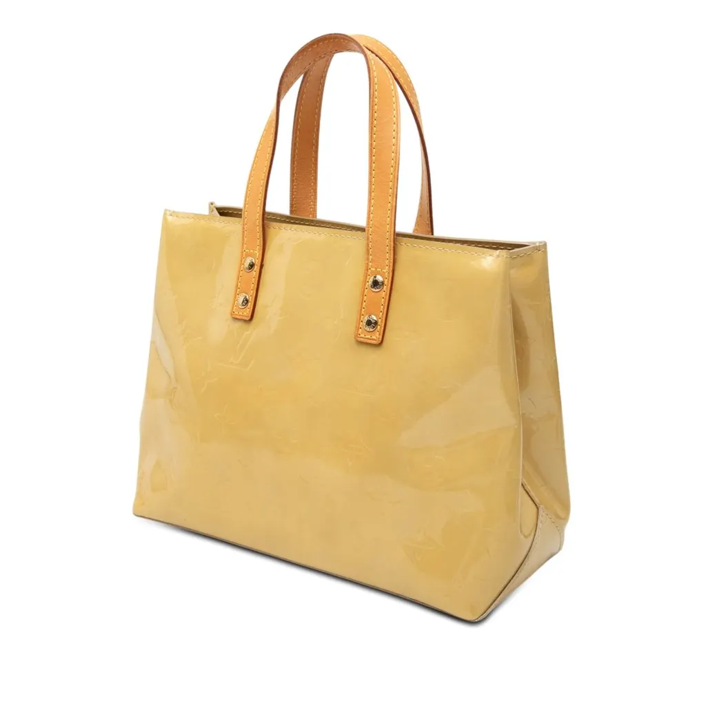 Louis Vuitton Monogram Vernis Reade PM Beige Leather Good - Back View