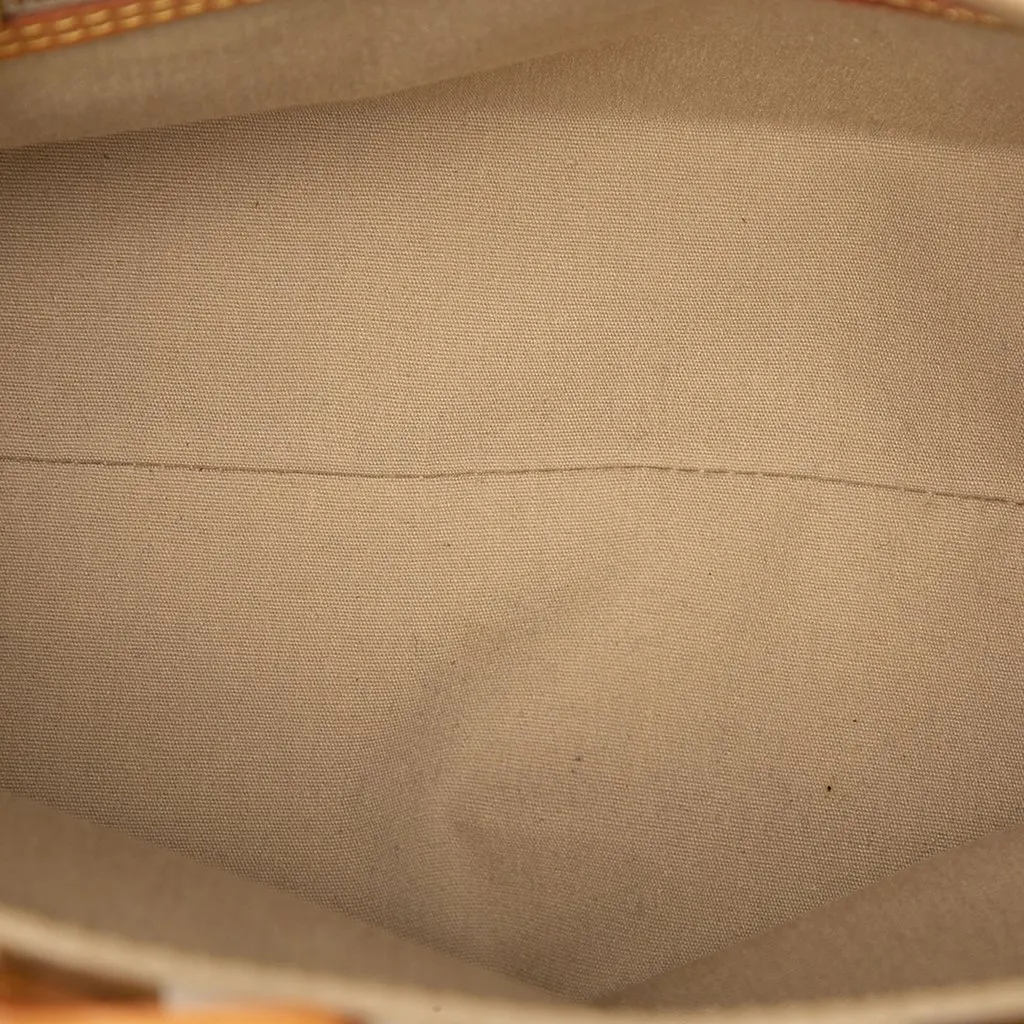 Louis Vuitton Monogram Vernis Reade PM Beige Leather Good - Model View