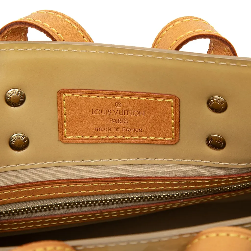 Louis Vuitton Monogram Vernis Reade PM Beige Leather Good - Box View