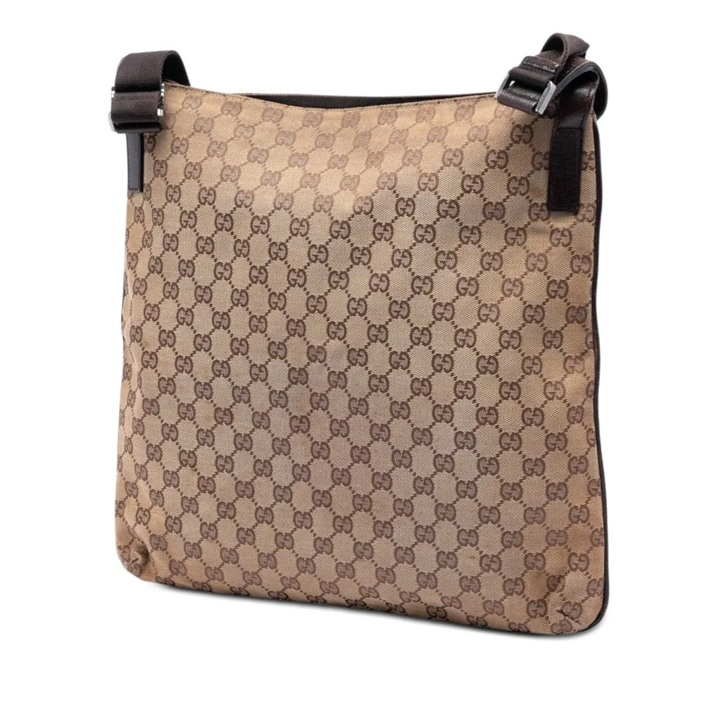 Gucci GG Canvas Crossbody Beige Very good - Back View