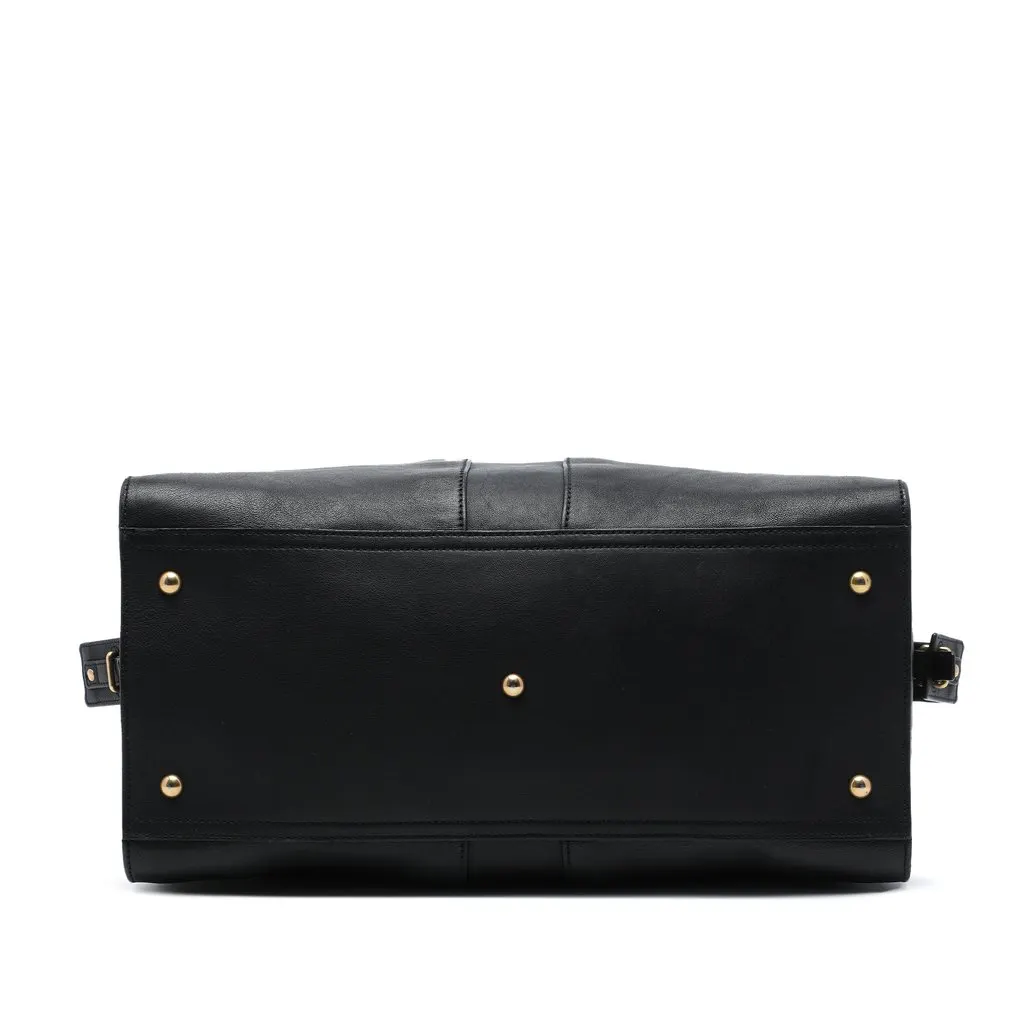 Saint Laurent Large Leather Cabas Chyc Satchel Black Leather Very good - Inside View