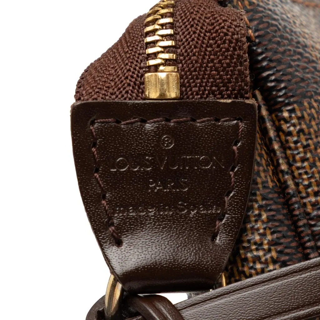 Louis Vuitton Damier Ebene Pochette Accessoires Brown Very good - Box View