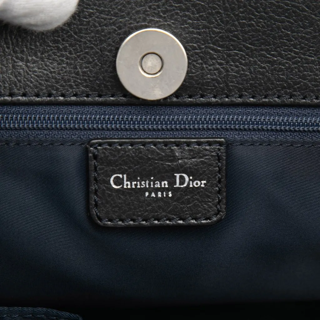 Dior Diorissimo Trotter Denim Flight Handle Bag Blue Very good - Box View