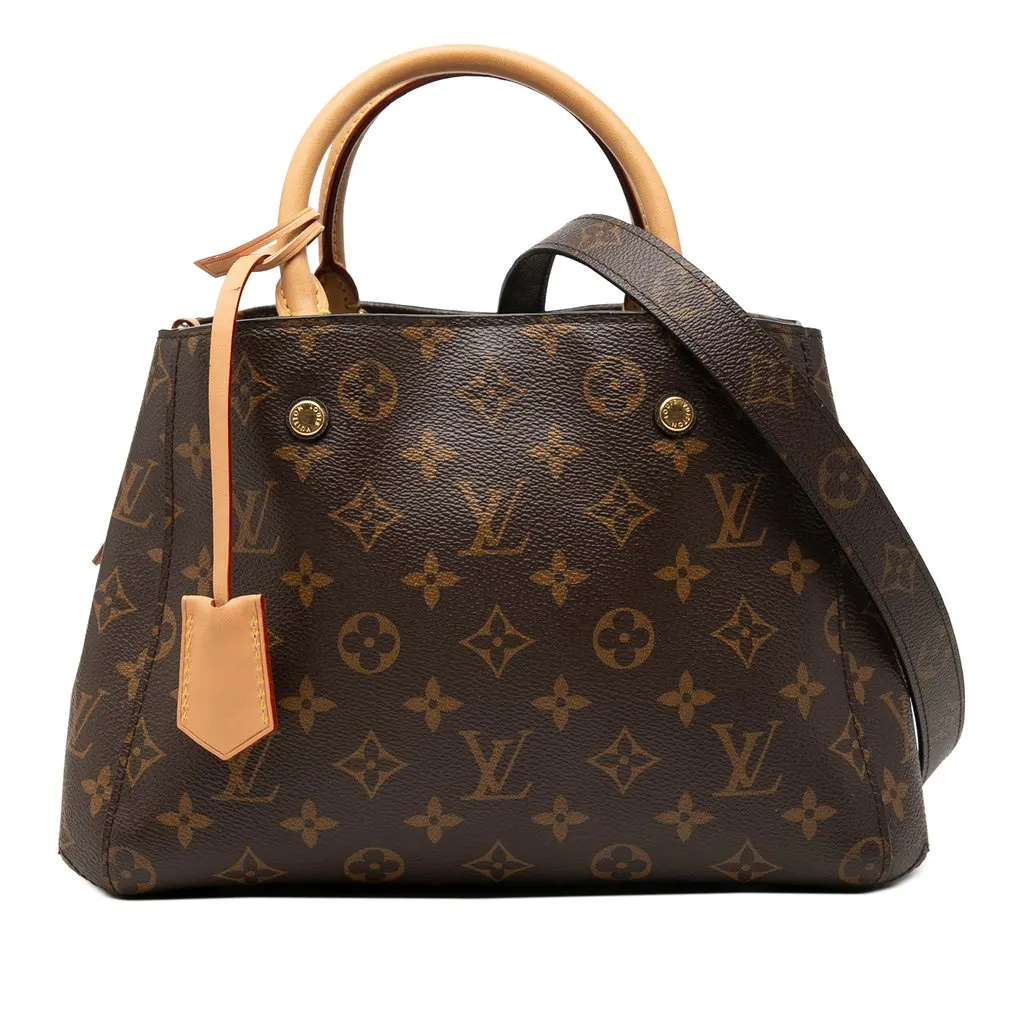 Louis Vuitton Monogram Montaigne BB Brown Very good - Front View
