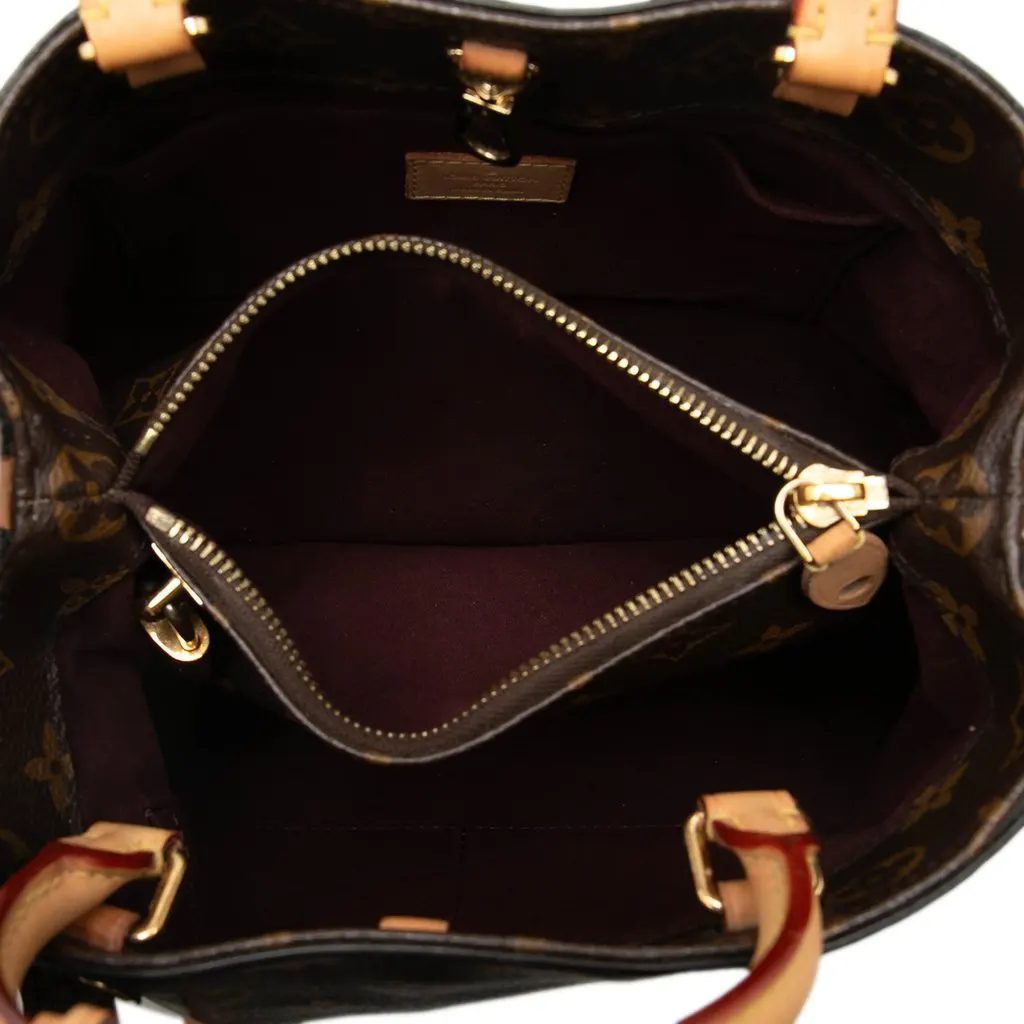Louis Vuitton Monogram Montaigne BB Brown Very good - Model View