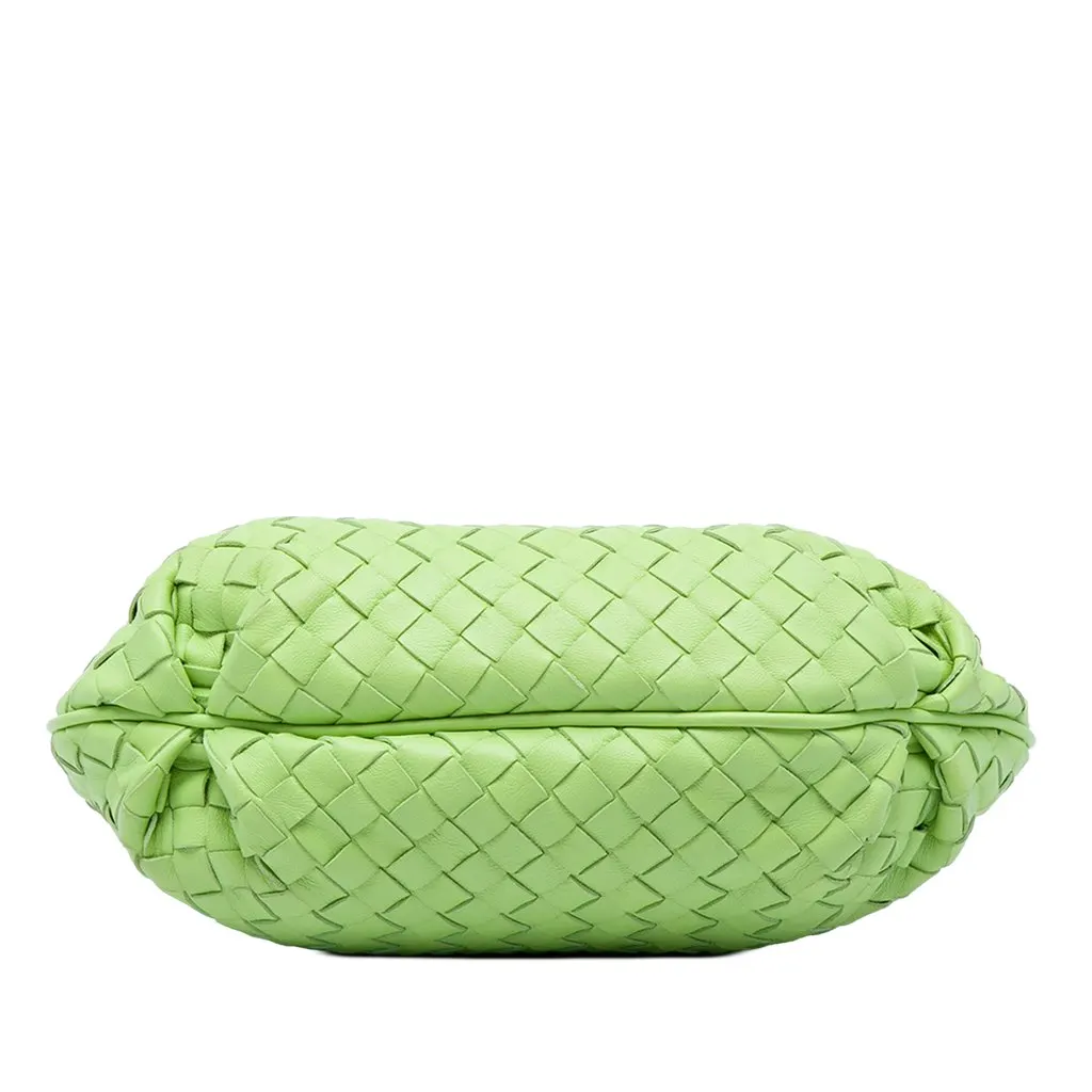Bottega Veneta Small Nappa Intrecciato Crossbody Green Leather Very good - Inside View