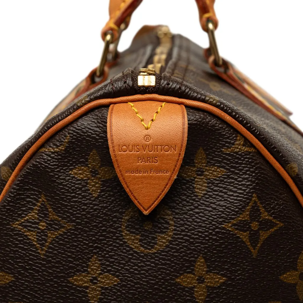Louis Vuitton Monogram Speedy 35 Brown Canvas Very good - Box View