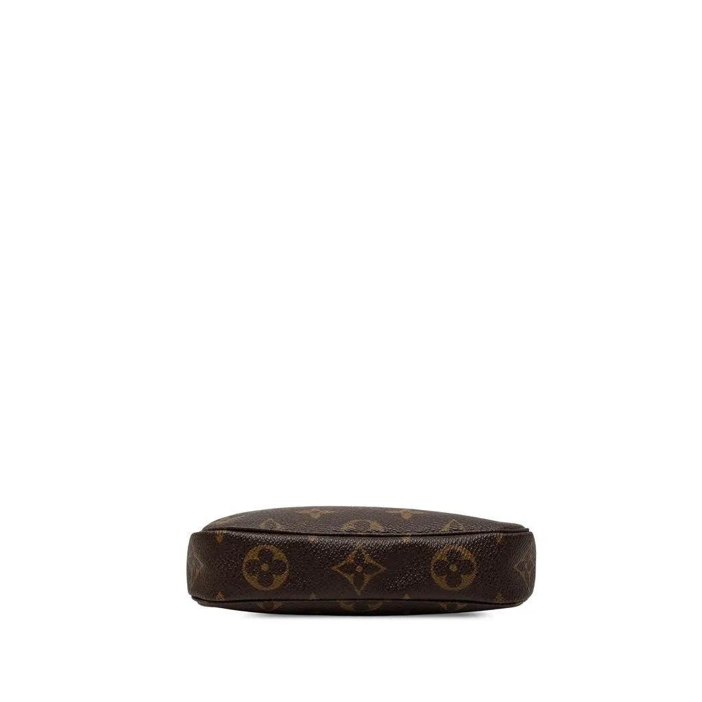 Louis Vuitton Monogram Mini Pochette Accessoires Brown Very good - Inside View