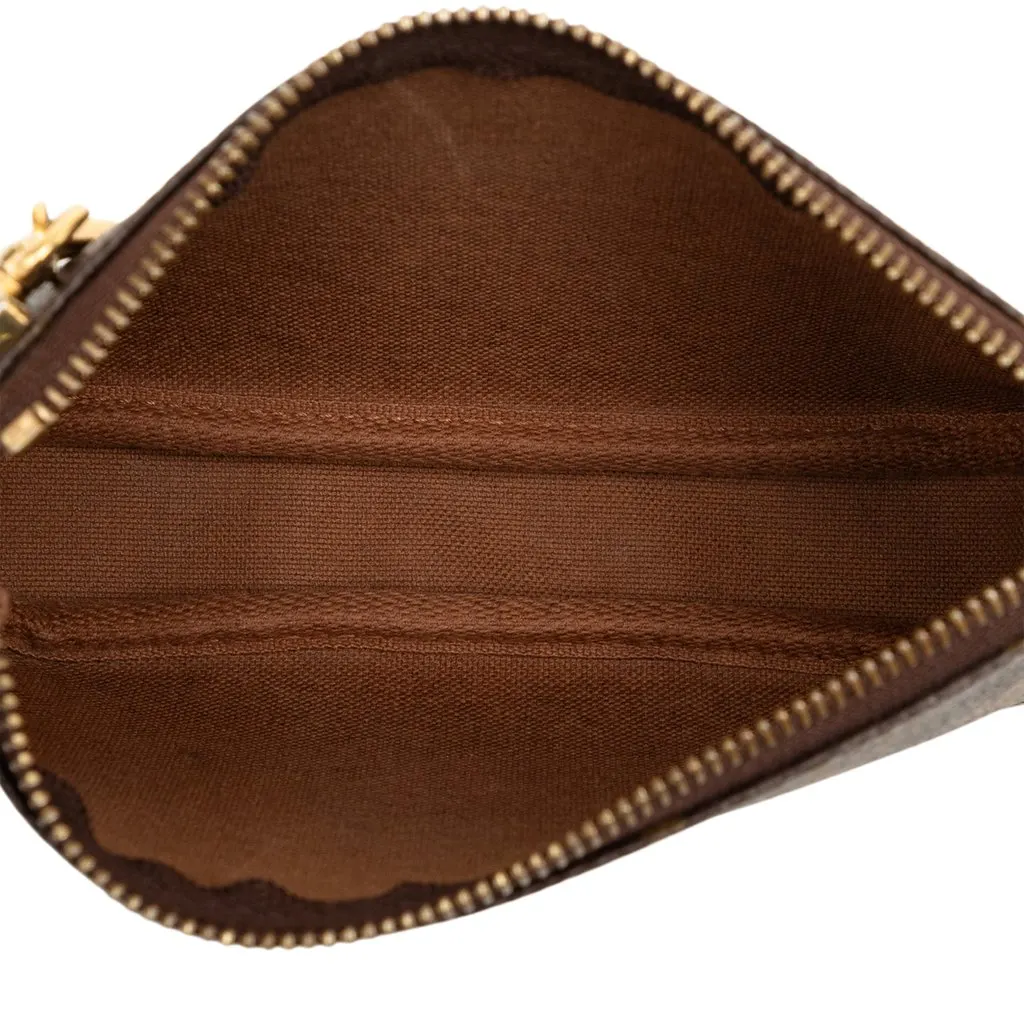 Louis Vuitton Monogram Mini Pochette Accessoires Brown Very good - Model View