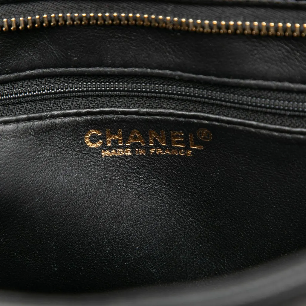 Chanel Caviar Medallion Tote Black Leather Very good - Box View