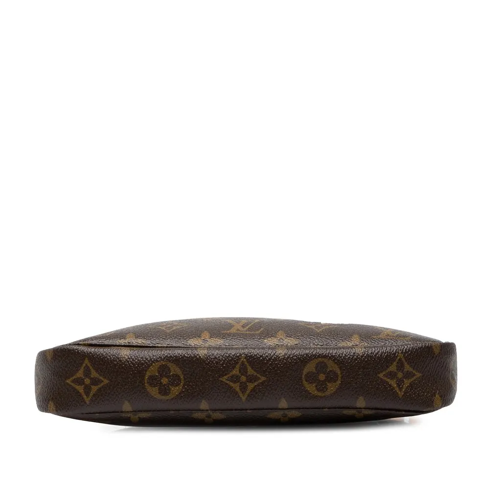 Louis Vuitton Takashi Murakami Monogram Panda Pochette Accessoires Brown Canvas Very good - Inside View